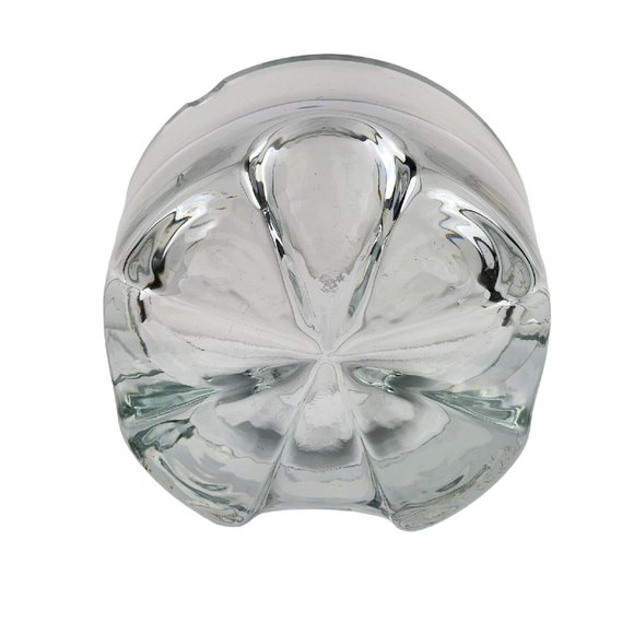 Vintage Heavy Krosno Poland Crystal Ashtray - Picture 3 of 3